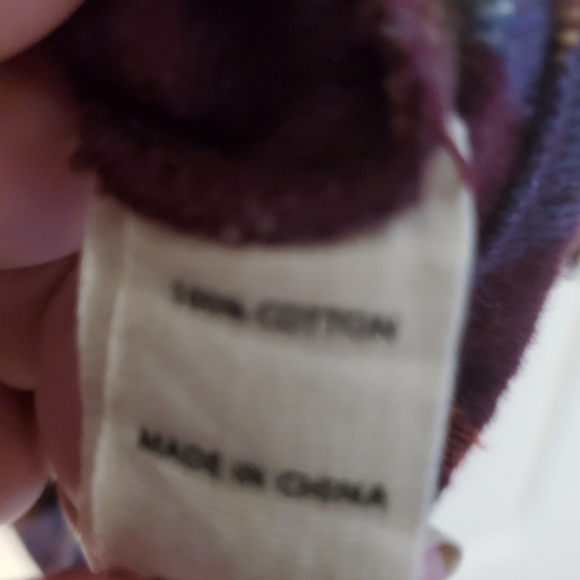 Gilded Intent long sleeve button up tie raw edge flannel plaid shirt M NWT - Picture 5 of 5